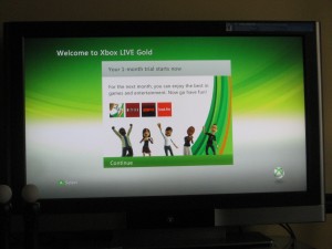 signed up for xbox gold trial